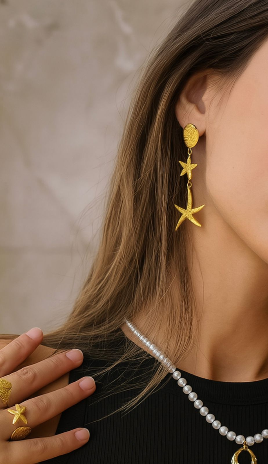 The Star Earings.